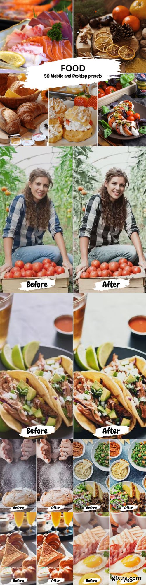 50 Food Mobile & Desktop Presets for Lightroom and LUTs 50 Food Mobile & Desktop Presets for Lightroom and LUTs