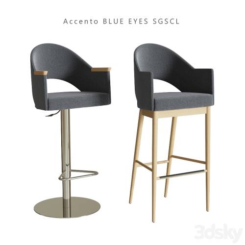 '3dsky Pro - Stools Accento BLUE EYES SGSCL' '3dsky Pro - Stools Accento BLUE EYES SGSCL'