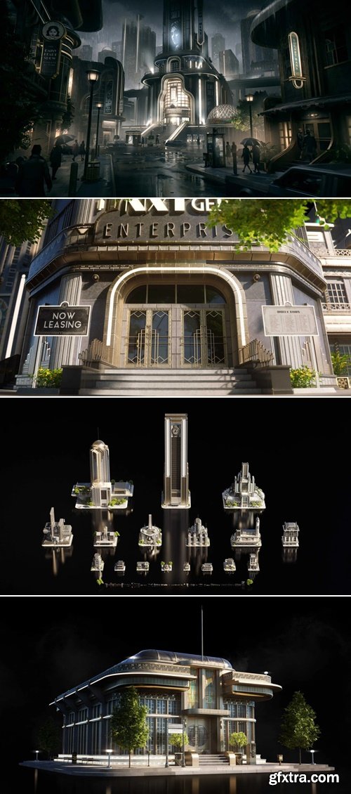 KitBash3D - Noir Futurism