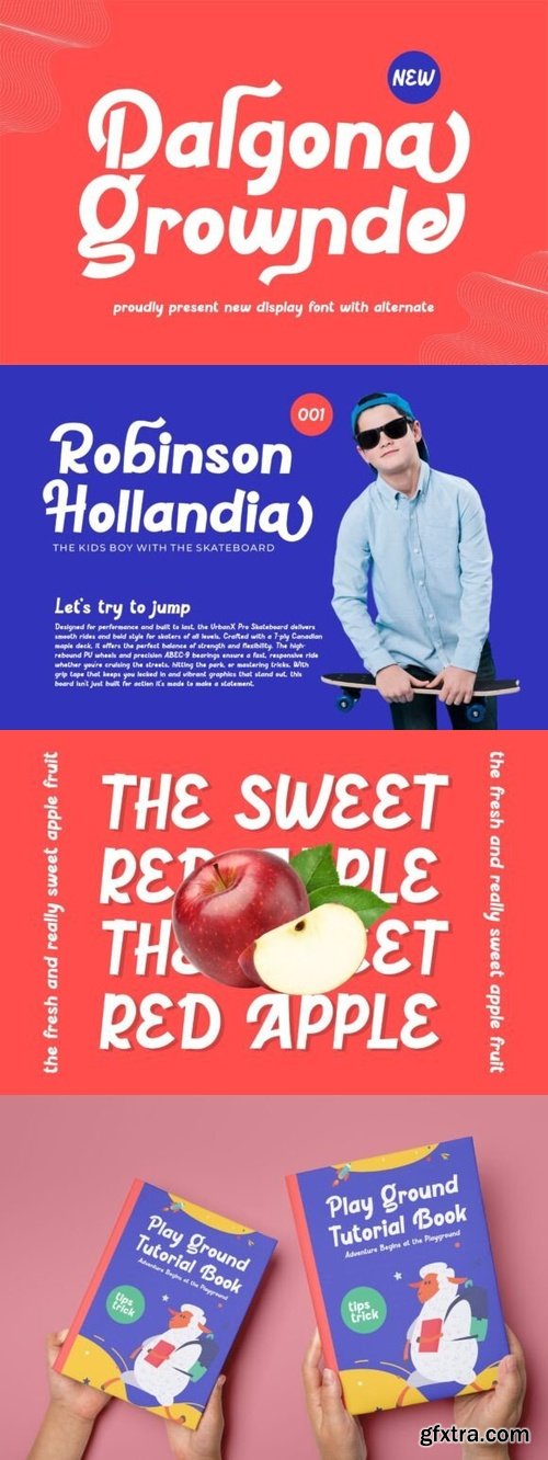 CreativeMarket - Dalgona Grownde || Unique Sans Serif