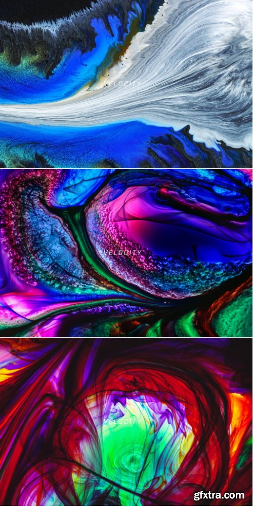 Chromasupply - Velocity: 8K Experimental Fluid Art Textures