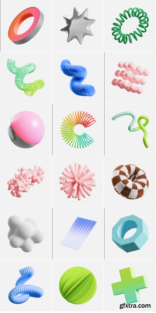 Wannathis - Abstract 3d illustrations vol.2