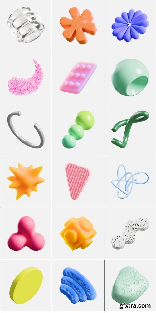 Wannathis - Abstract 3d illustrations vol.2