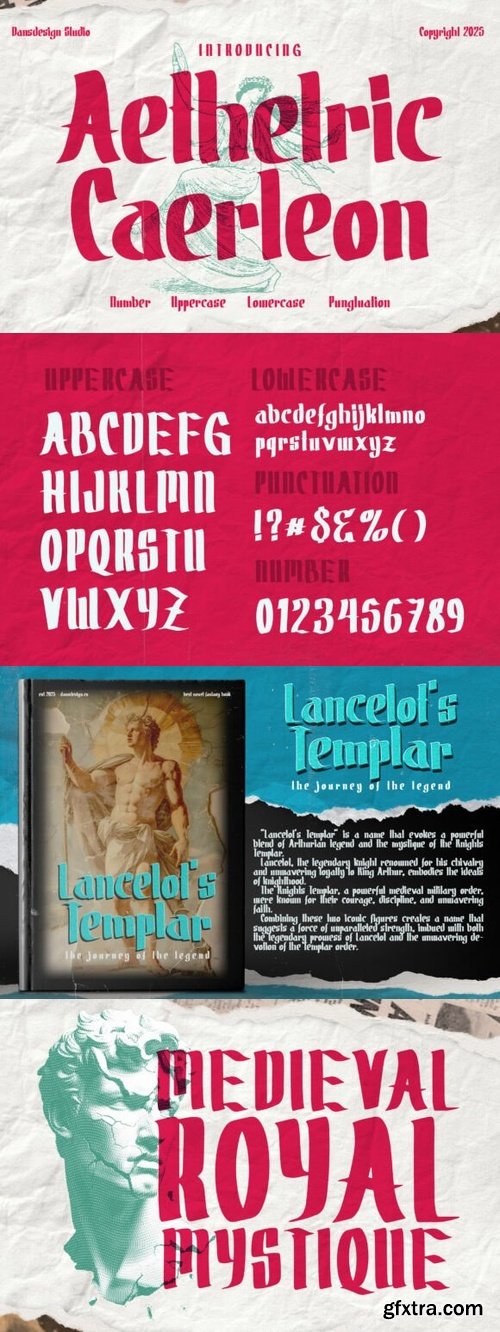 CreativeMarket - Aetheltic Caerleon Blackletter