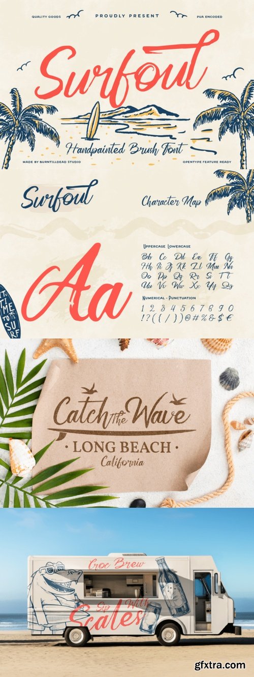 CreativeMarket - Surfoul Font