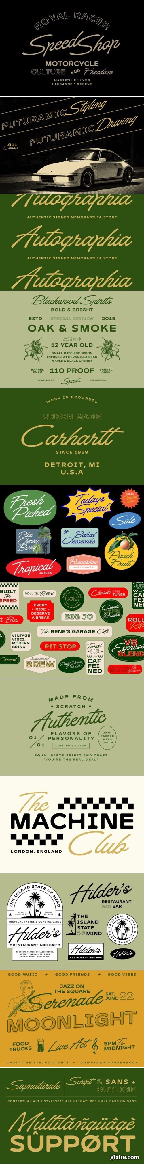 CreativeMarket - Signaturide Font