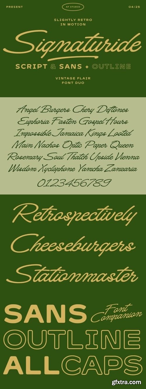 CreativeMarket - Signaturide Font