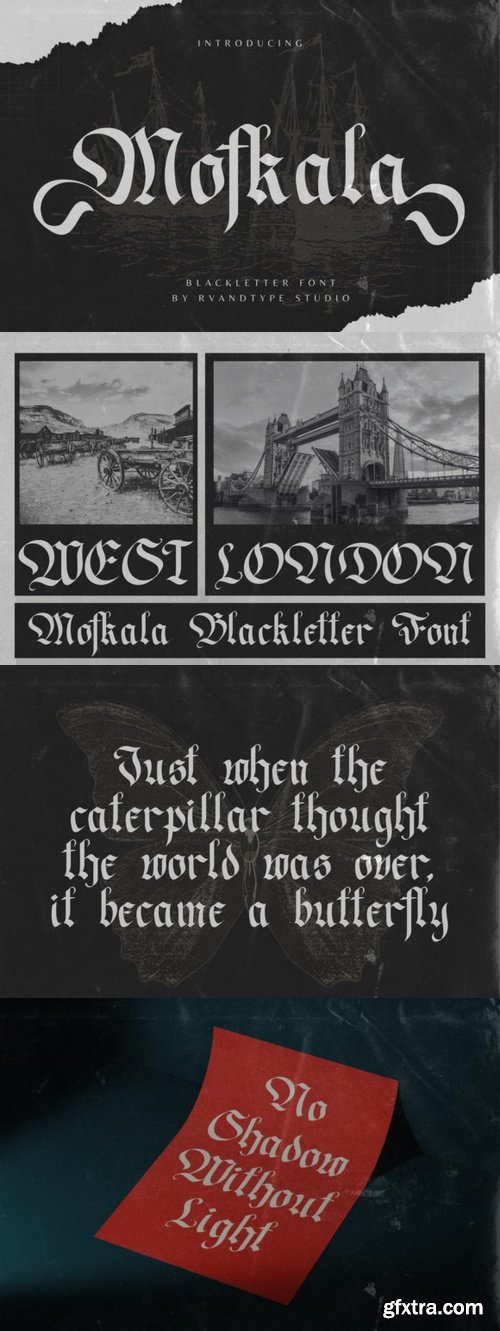 CreativeMarket - Mofkala - Blackletter Font