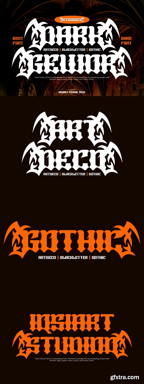 Dark Gewor Font