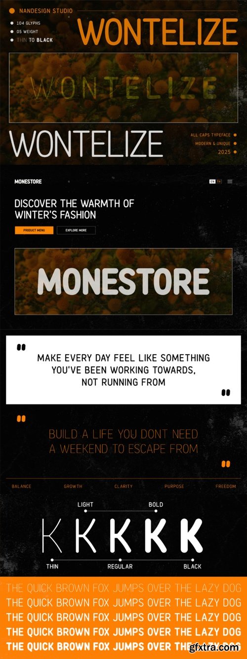 Wontelize Rounded Font