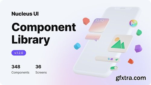 Nucleus UI: Mobile App UI Component Library - LITE