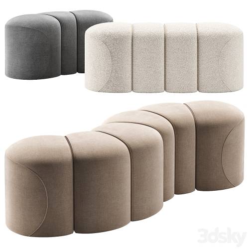 '3dsky Pro - Baco Pouf / Meridiani'