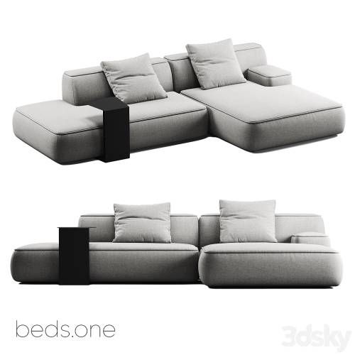 '3dsky Pro - OM beds.one - aima modular sofa with Teva table(2)' '3dsky Pro - OM beds.one - aima modular sofa with Teva table(2)'