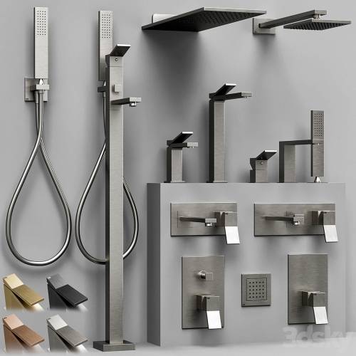 '3dsky Pro - Gessi Rettangolo K bathroom faucet set'
