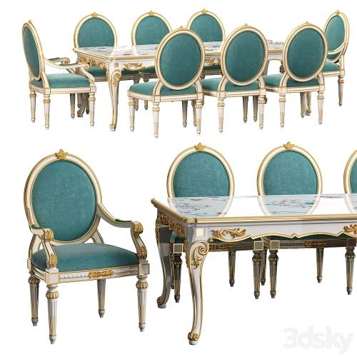 '3dsky Pro - Andrea Fanfani Pranzo dining table' '3dsky Pro - Andrea Fanfani Pranzo dining table'