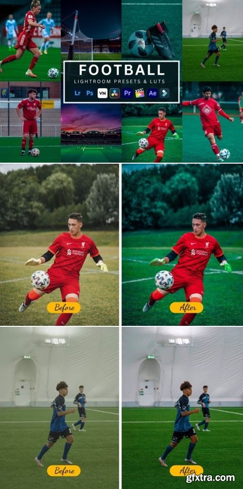 Presetsroom - FootBall Lightroom Presets &amp; Luts Collection