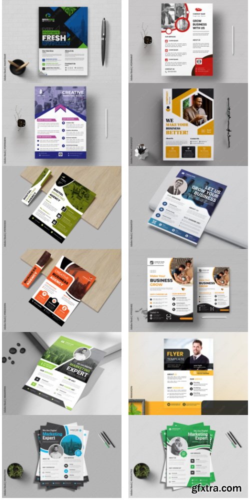 Business Flyer Design Template 50xAI