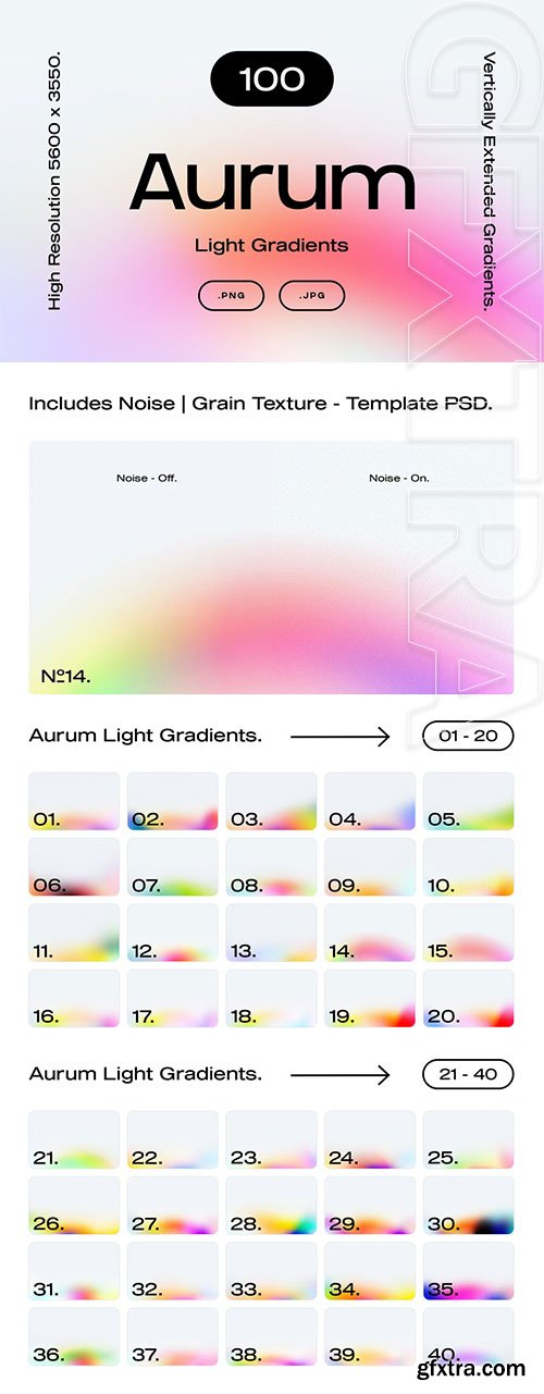 Asylab - 100 Aurum Light Gradients Asylab - 100 Aurum Light Gradients