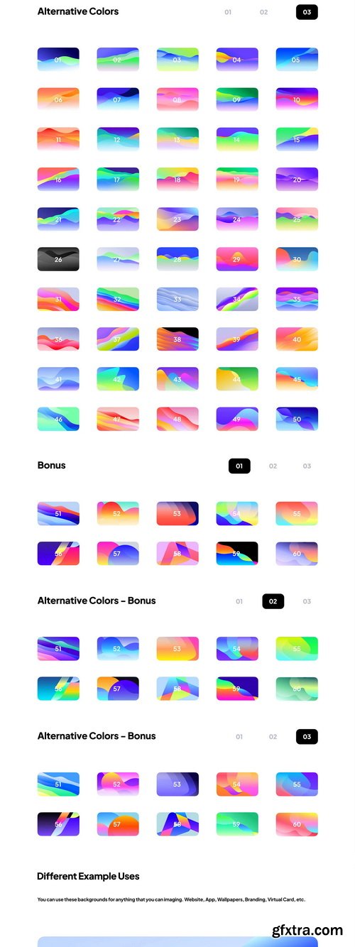 Asylab - 50 Hero Waves Backgrounds