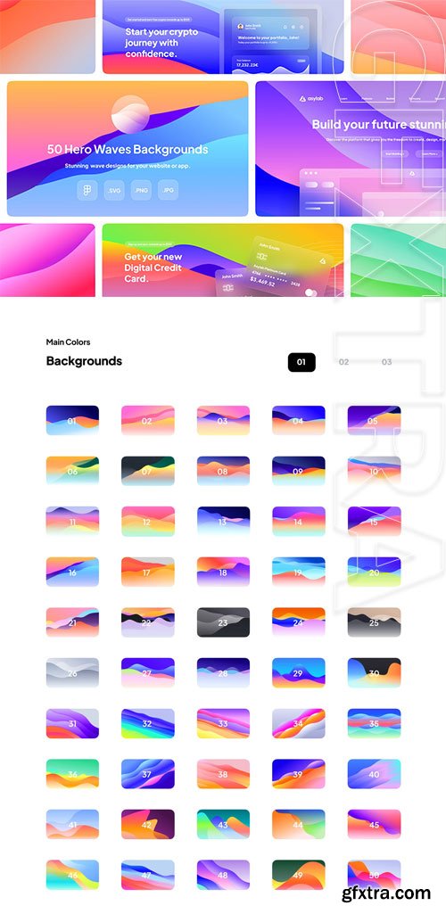 Asylab - 50 Hero Waves Backgrounds Asylab - 50 Hero Waves Backgrounds