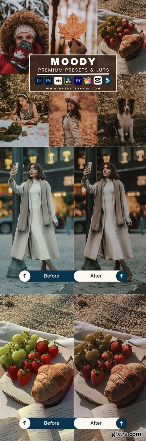 Presetsroom - Moody Lightroom Presets & Luts Collection
