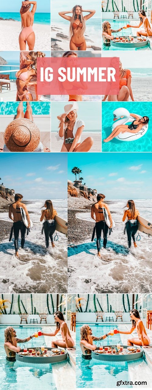 Psd Stack - IG Summer Lightroom Presets