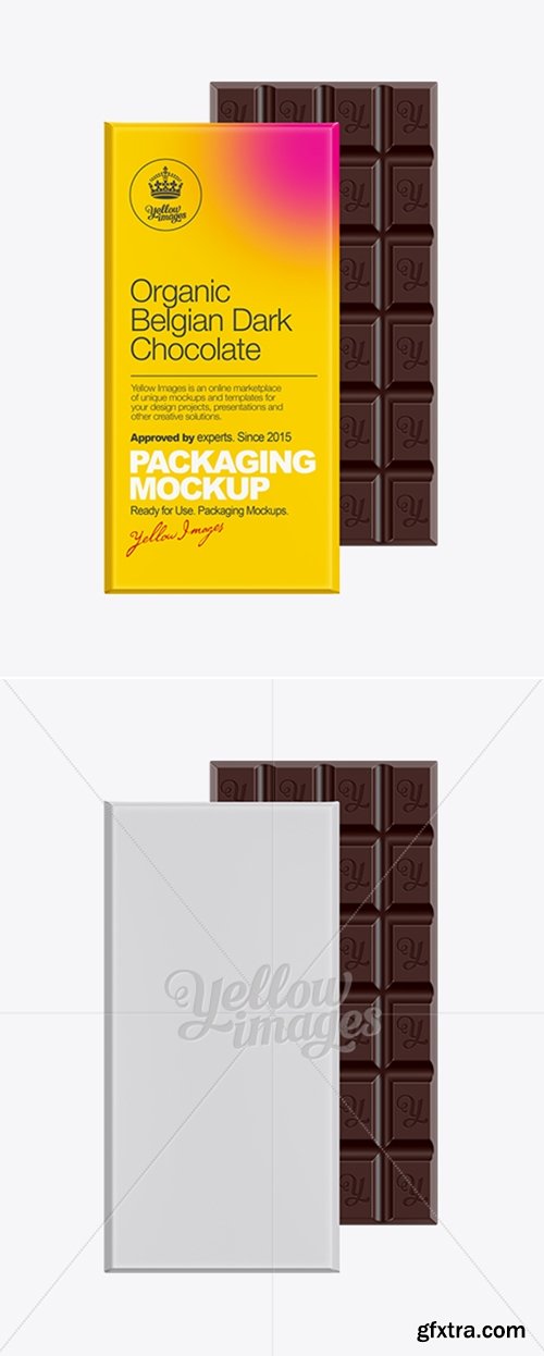 YellowImages - Dark Chocolate Bar Mockup 10707