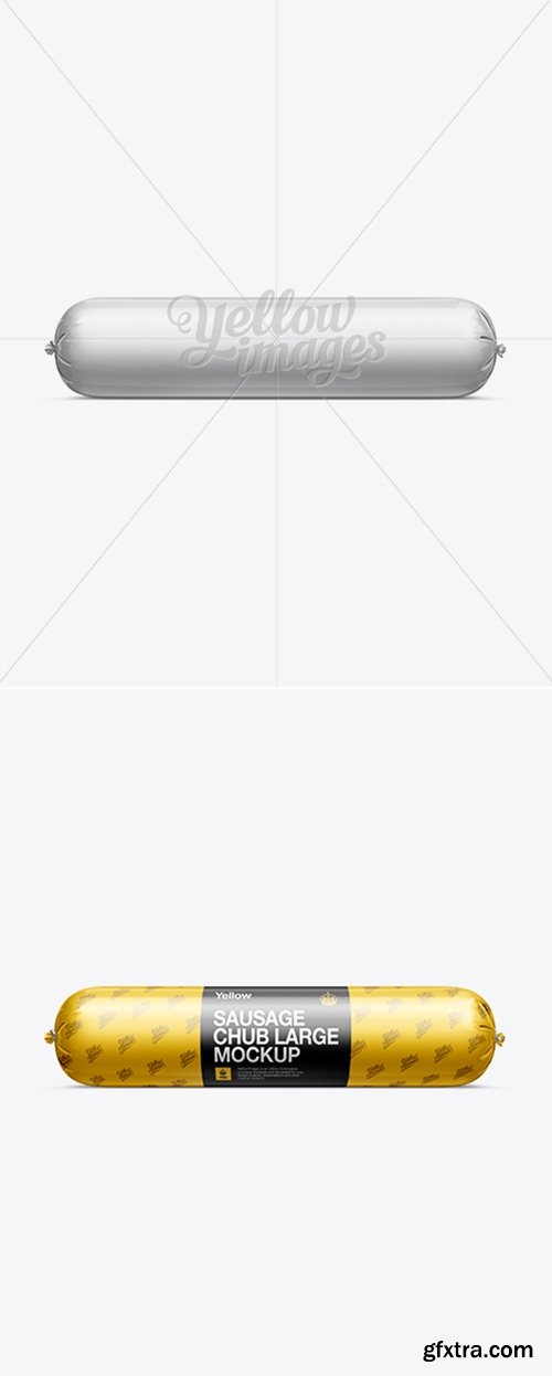 YellowImages - Large Sausage Chub Mock-up 11098