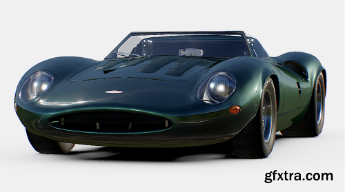 Jaguar XJ13 1959 3d Model