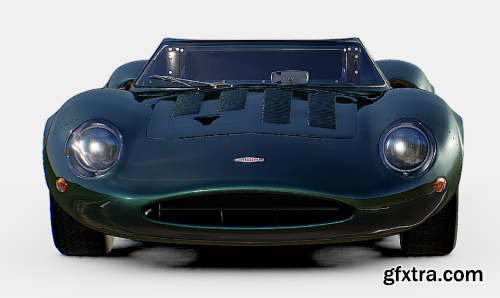 Jaguar XJ13 1959 3d Model