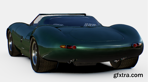 Jaguar XJ13 1959 3d Model