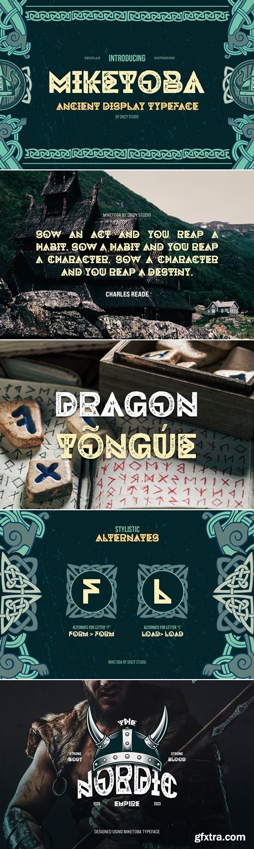CreativeMarket - Miketoba - Ancient Display Font