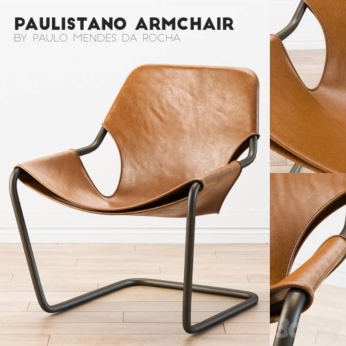 '3dsky Pro - Paulistano Leather Chair'