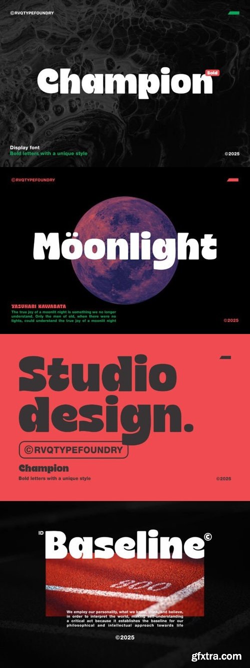 CreativeMarket - Champion is Bold Font