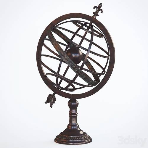 '3dsky Pro - Armillary Sphere Sculpture by Darby Home Co'