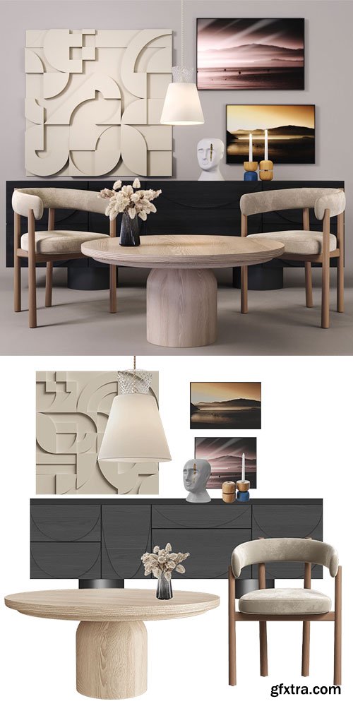 3D Set - Living room set 1 3D Set - Living room set 1