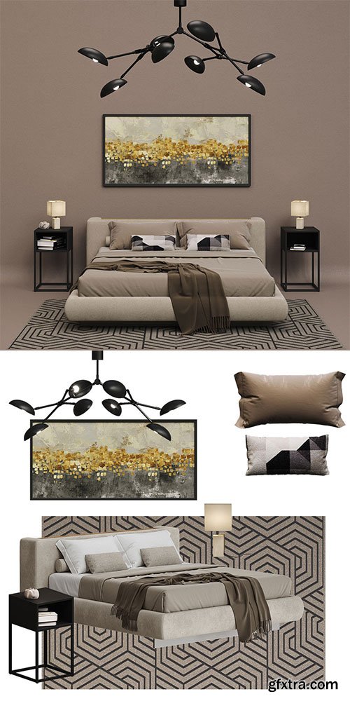 3D Set - Bedroom set 2