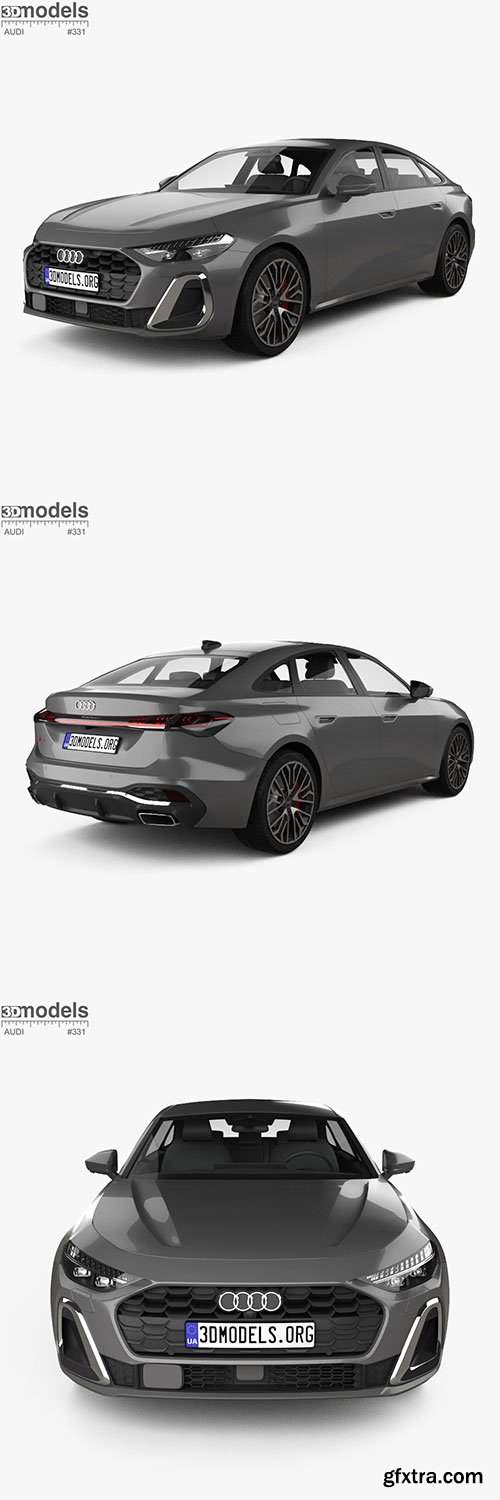3DModels - Audi A5 sportback S line 2025 3D model 3DModels - Audi A5 sportback S line 2025 3D model