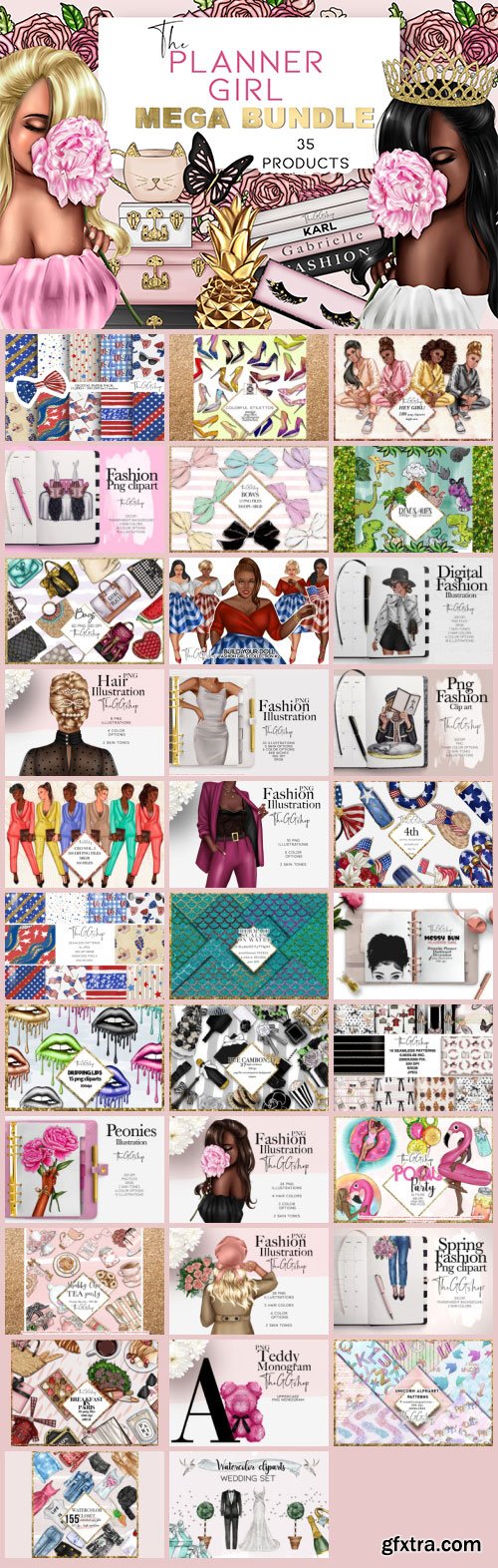 The Planner Girl Mega Bundle - 35 Sets in 1