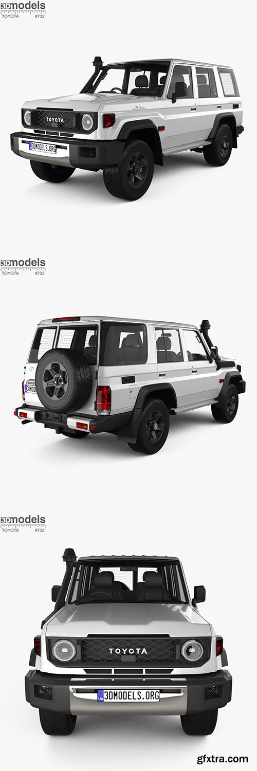 3DModels - Toyota Land Cruiser 5-door GXL 2025 3D model 3DModels - Toyota Land Cruiser 5-door GXL 2025 3D model