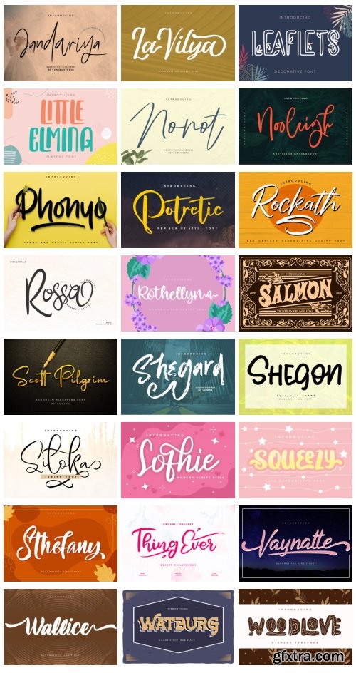 Spectacular Collection Big Bundle: 500 Fonts + 1309 Graphics 10568786