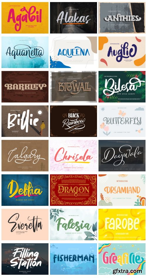 Spectacular Collection Big Bundle: 500 Fonts + 1309 Graphics 10568786