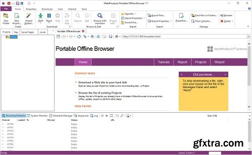 MetaProducts Portable Offline Browser 8.8.0.5004