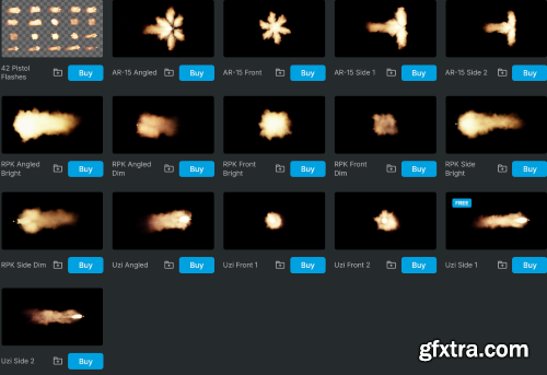 ActionVFX - Muzzle Flashes Vol. 1