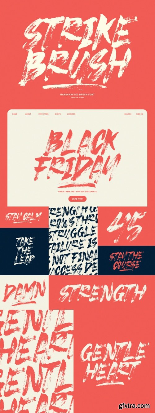 CreativeMarket - Strike Brush | Authentic Dry Brush