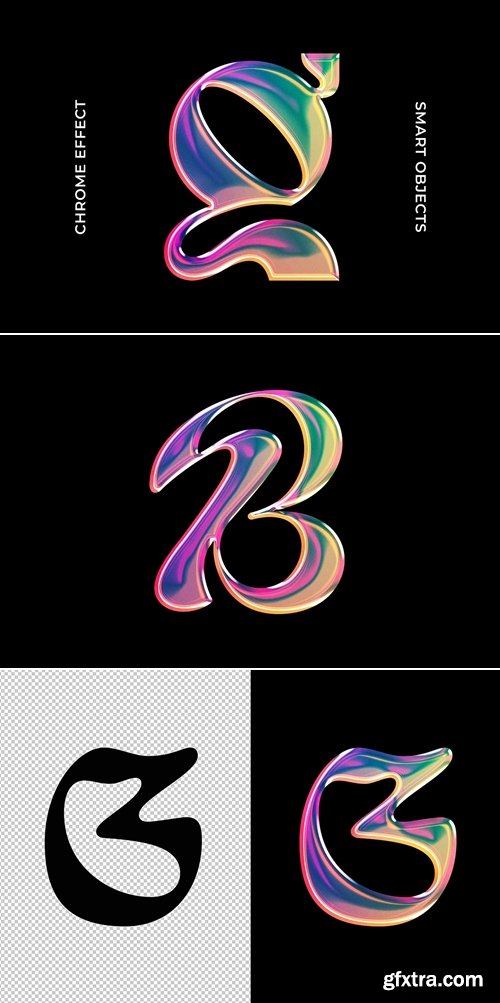 Pixelbuddha - Chrome Text & Logo Effect 2759