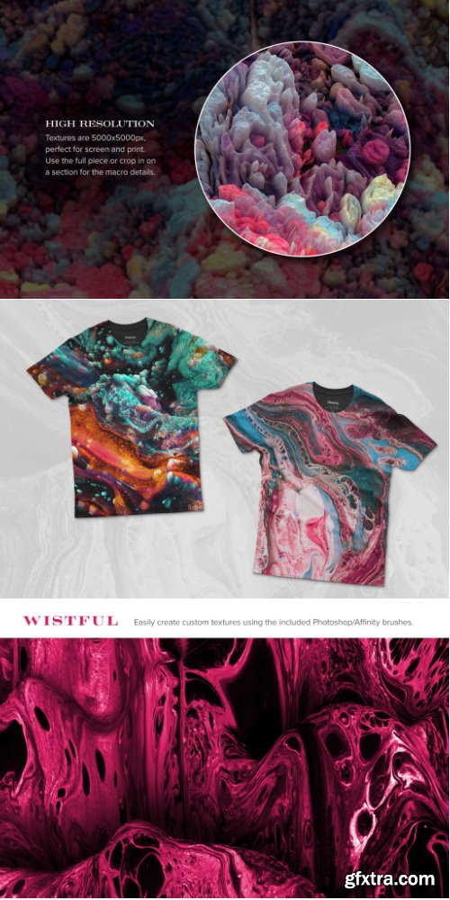 Chromasupply - Wistful: Experimental 3D Paint Textures
