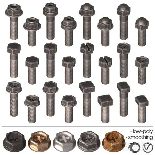 '3dsky Pro - Bolts - Set-4' '3dsky Pro - Bolts - Set-4'