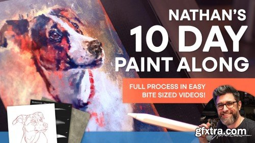 Skillshare - Easy Abstract Dog Portrait &ndash; A 10-Day Painting Journey