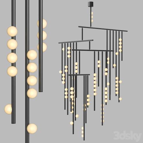 '3dsky Pro - Drop system chandelier' '3dsky Pro - Drop system chandelier'
